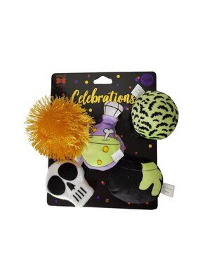 Buttons and Bones 5 Pack Cat Potions Toy Set With Catnip Inside